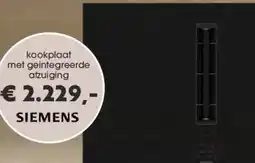Superkeukens kookplaat met geintegreerde afzuiging aanbieding