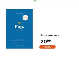 The Read Shop Pap, vertel eens aanbieding