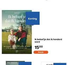 The Read Shop Ik beloof je dat ik honderd word aanbieding