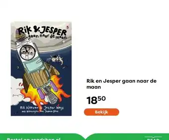 The Read Shop Rik en Jesper gaan naar de maan aanbieding