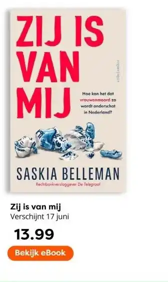 The Read Shop Zij is van mij Verschijnt 17 juni aanbieding
