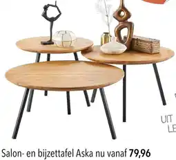 Pronto wonen Salon en bijzettafel Aska aanbieding