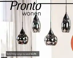 Pronto wonen Verlichting Lungo aanbieding