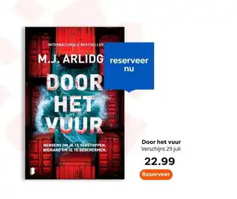 The Read Shop Door het vuur Verschijnt 29 juli aanbieding