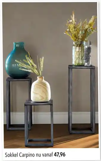 Pronto wonen Sokkel Carpino aanbieding