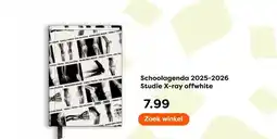 The Read Shop Schoolagenda 2025-2026 Studie X-ray offwhite aanbieding