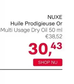 Pour Vous NUXE Huile Prodigieuse Or aanbieding