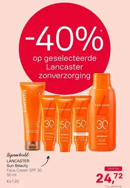 Pour Vous -40% op geselecteerde Lancaster zonverzorging aanbieding