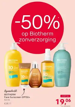 Pour Vous BIOTHERM aanbieding