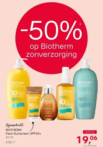 Pour Vous BIOTHERM aanbieding