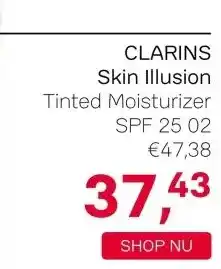 Pour Vous CLARINS Skin Illusion aanbieding
