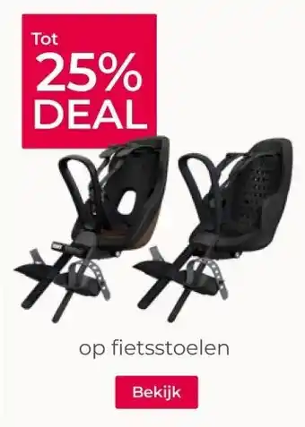 Prenatal 25% DEAL op fietsstoelen aanbieding