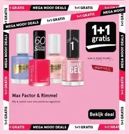 Etos Max Factor & Rimmel aanbieding