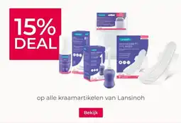 Prenatal 15% DEAL op alle kraamartikelen van Lansinoh aanbieding