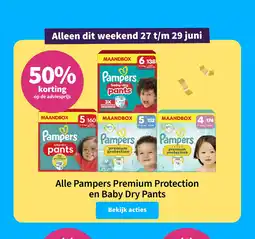 Plein.nl Alle Pampers Premium Protection en Baby Dry Pants aanbieding