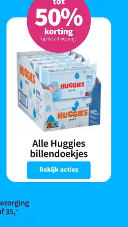 Plein.nl Alle Huggies billendoekjes aanbieding
