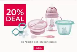 Prenatal 20% DEAL op Nijntje eet- en drinkgerei aanbieding