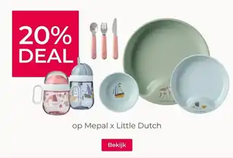 Prenatal 20% deal op Mepal x Little Dutch aanbieding