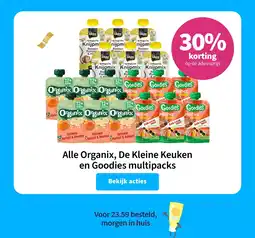 Plein.nl Alle Organix, De Kleine Keuken en Goodies multipacks aanbieding