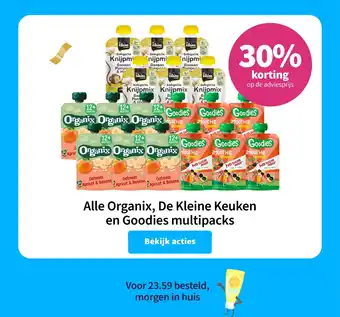 Plein.nl Alle Organix, De Kleine Keuken en Goodies multipacks aanbieding