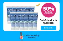 Plein.nl Oral B tandpasta multipacks aanbieding