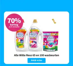 Plein.nl Alle Witte Reus 65 en 100 wasbeurten aanbieding