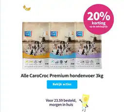 Plein.nl Alle CaroCroc Premium hondenvoer aanbieding