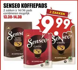 MCD Supermarkt SENSEO KOFFIEPADS aanbieding