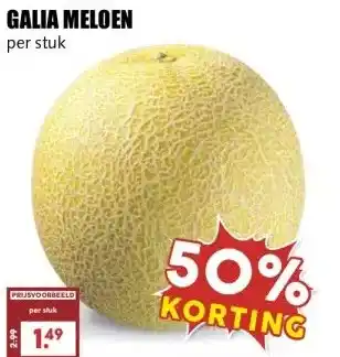 MCD Supermarkt GALIA MELOEN aanbieding