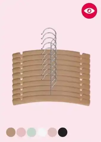 Prenatal Prénatal kledinghanger hout 10 stuks Verkrijgbaar in diverse kleuren. aanbieding