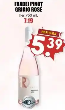 MCD Supermarkt FRADEI PINOT GRIGIO ROSÉ aanbieding