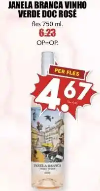 MCD Supermarkt JANELA BRANCA VINHO VERDE DOC ROSÉ aanbieding