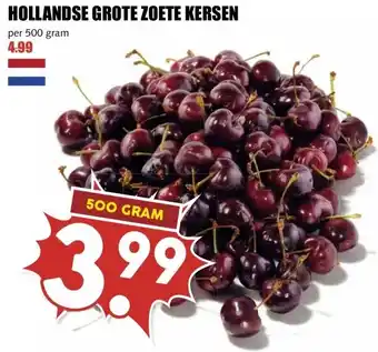 MCD Supermarkt HOLLANDSE GROTE ZOETE KERSEN aanbieding