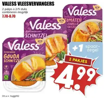 MCD Supermarkt VALESS VLEESVERVANGERS aanbieding