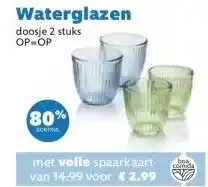 MCD Supermarkt Waterglazen aanbieding