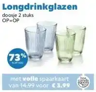 MCD Supermarkt Longdrinkglazen aanbieding