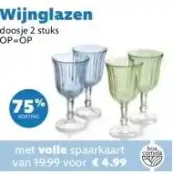 MCD Supermarkt Wijnglazen aanbieding