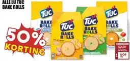 MCD Supermarkt ALLE LU TUC BAKE ROLLS aanbieding