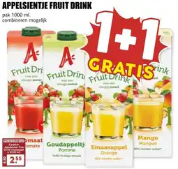 MCD Supermarkt APPELSIENTJE FRUIT DRINK aanbieding