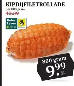 MCD Supermarkt KIPDIJFILETROLLADE aanbieding