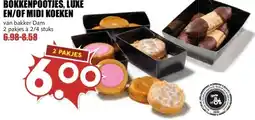 MCD Supermarkt BOKKENPOOTJES, LUXE EN/OF MIDI KOEKEN aanbieding
