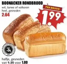 MCD Supermarkt BOONACKER RONDBROOD aanbieding