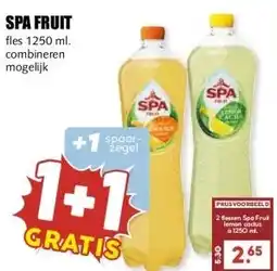 MCD Supermarkt SPA FRUIT aanbieding