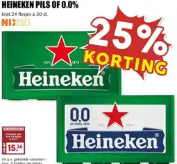 MCD Supermarkt HEINEKEN PILS OF 0.0% aanbieding