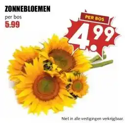 MCD Supermarkt ZONNEBLOEMEN aanbieding