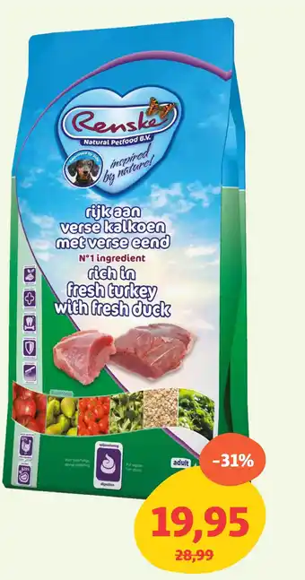 Maxi Zoo Renske hondenvoeding aanbieding