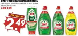MCD Supermarkt DREFT VLOEIBAAR AFWASMIDDEL aanbieding