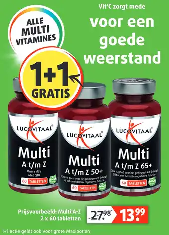 Lucovitaal ALLE MULTI VITAMINES aanbieding