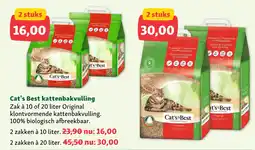 Maxi Zoo Cat's Best kattenbakvulling aanbieding