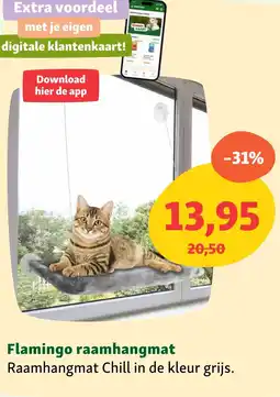 Maxi Zoo Flamingo raamhangmat aanbieding
